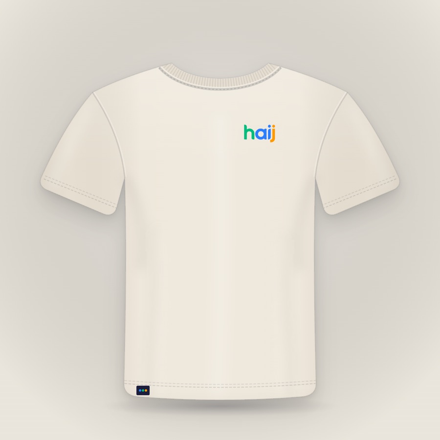 Orbit Tee in oat, front